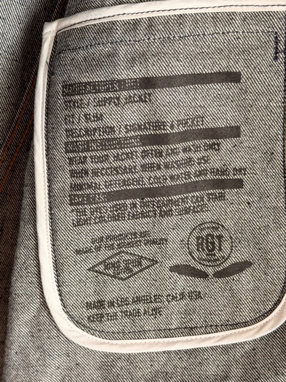 Rogue Territory Supply Jacket // 15oz Indigo Size Medium - Picture 4 of 5